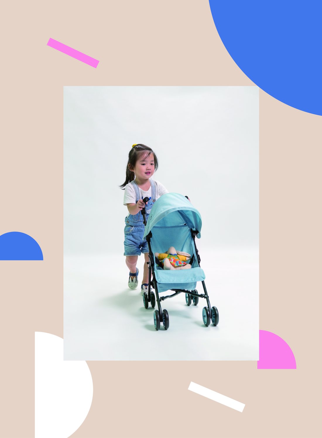 Triokid Miniline lightweight doll stroller